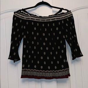 Off the shoulder top